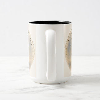 ICH LEBE IN EINEM RAUM & ZITAT ZWEIFARBIGE TASSE