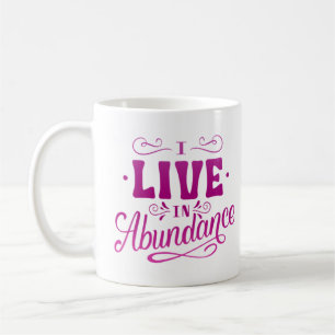 ICH LEBE IN ÜBERLEBEN KAFFEETASSE