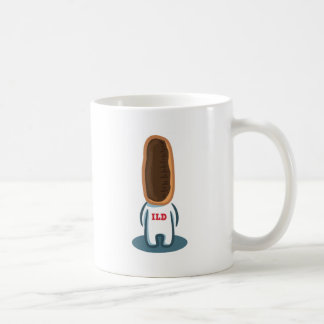 Ich lebe Krapfen-lange John-Tasse Kaffeetasse