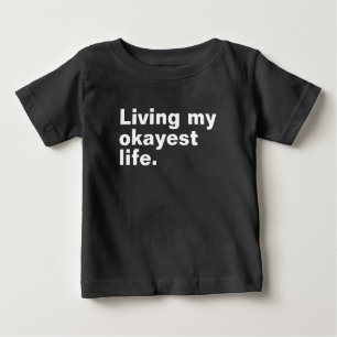 Ich lebe mein ganzes Leben. Baby T-shirt