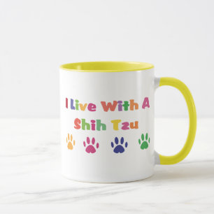 Ich lebe mit einem schicken Tzu Tasse