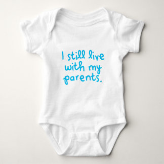 Ich lebe noch bei meinen Eltern Baby Strampler