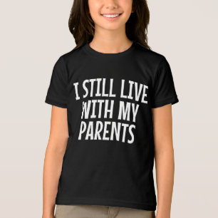 Ich lebe noch mit meinen Eltern lustig sarkastisch Tri-Blend Shirt