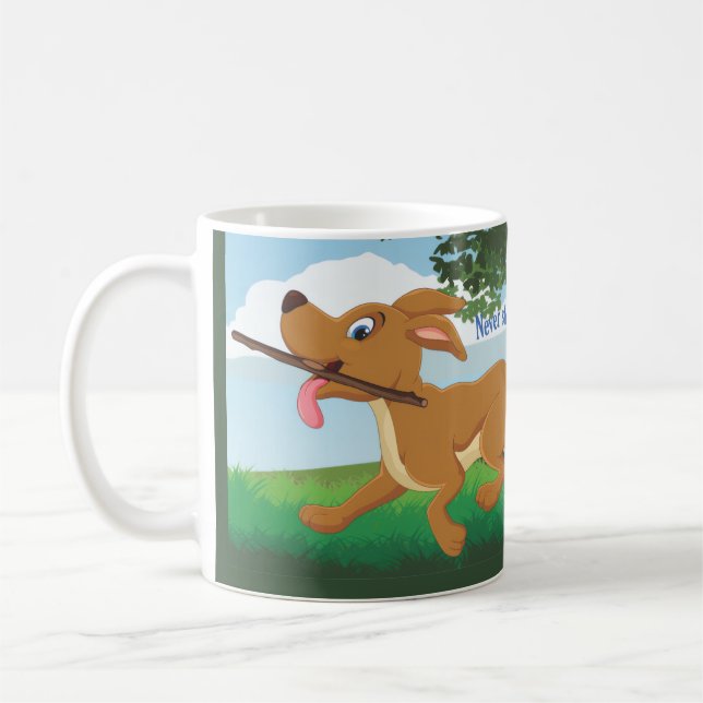 Ich lebe um zu holen kaffeetasse (Links)
