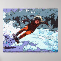 Ich lebe, um zu rennen - Skateboard-Rennens Kissen