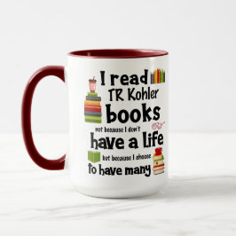 Ich lebe viele lebende TR Kohler Bücher lesen Tasse