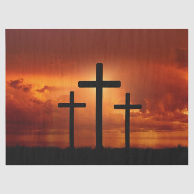 Ich lebe vom Glauben im Sohn Gottes Seidenpapier (Vorderseite)