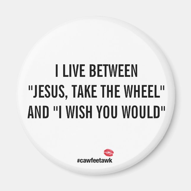 Ich lebe zwischen Magnet (Vorne)