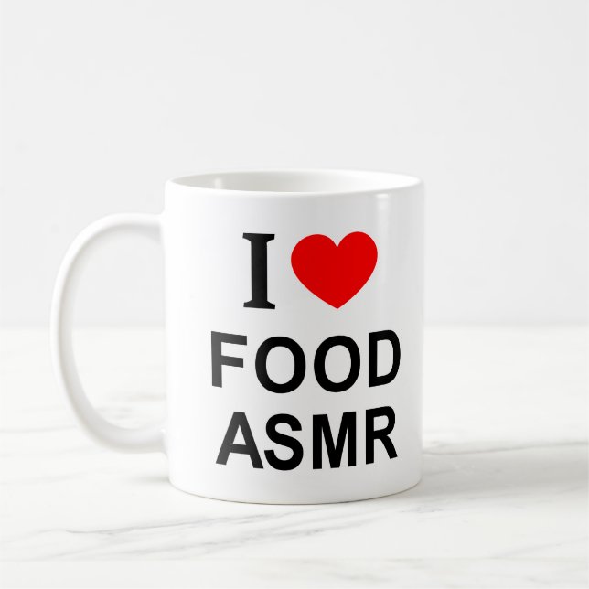 ICH ❤️ LEBENSMITTEL ASMR I LIEBE LEBENSMITTEL ASMR KAFFEETASSE (Links)