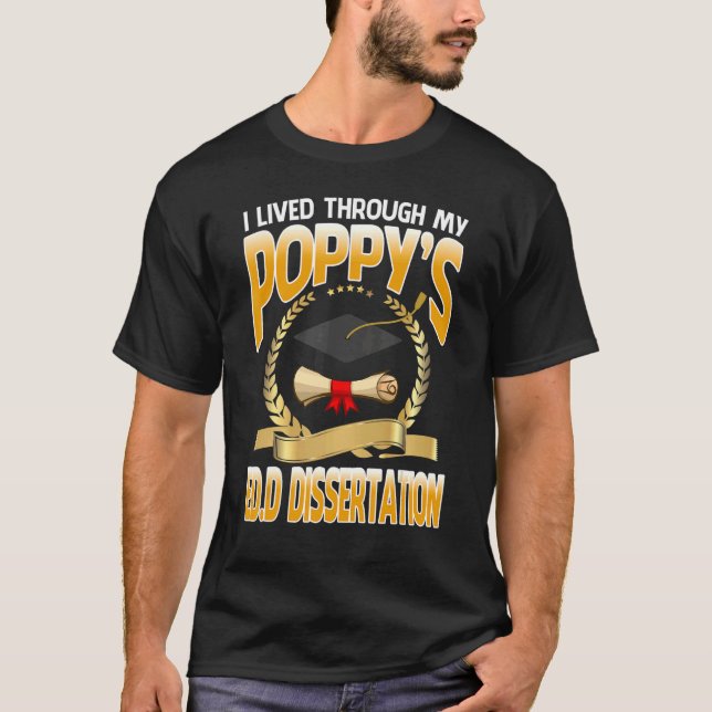 Ich lebte durch die Edd Dissertation meines Mohns T-Shirt (Vorderseite)