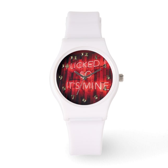 Ich leckte es so an meinem armbanduhr (Vorderseite)