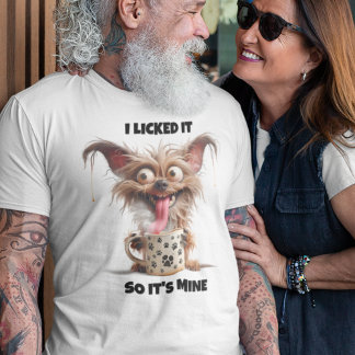 Ich leckte es Tri-Blend shirt