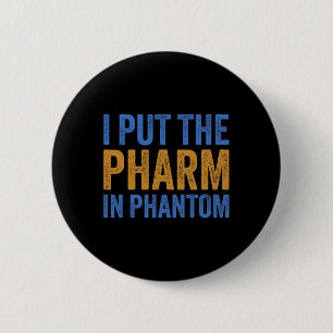Ich legte den Pharma in Phantom Funny Halloween Rx Button
