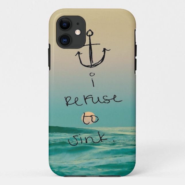 ich lehne ab, Telefonkasten zu sinken Case-Mate iPhone Hülle (Rückseite)
