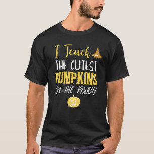 Ich lehre die niedlichsten Kürbis in den Pflasterl T-Shirt