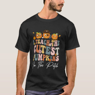 Ich lehre die Niedlichsten Kürbis in die Patchfunn T-Shirt