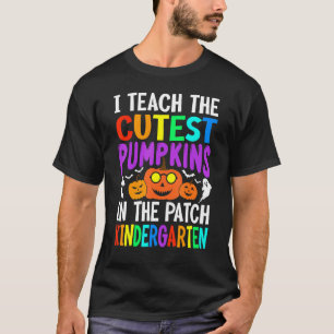 Ich lehre die Niedlichsten Kürbis in die Patchkgar T-Shirt