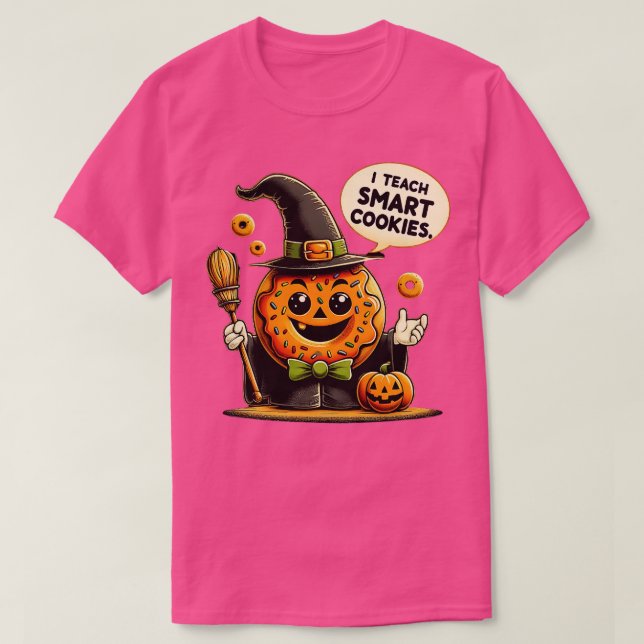 Ich lehre Halloween-Kochlehrer T-Shirt (Design vorne)