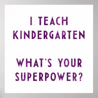 Ich lehre Kindergarten Was ist deine Supermacht?