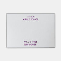 Ich lehre Mittelschule Was ist deine Supermacht?