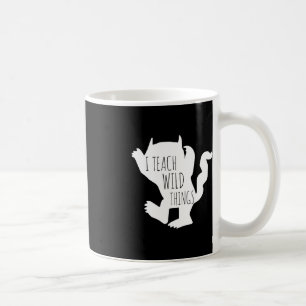 Ich lehre wilde Dinge Monster Spaß Halloween-Gesch Kaffeetasse