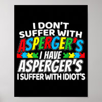 Ich leide nicht an Asperger, lustige Awareness