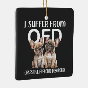 Ich leide unter obsessiver Franziskanerkrankung be Keramikornament