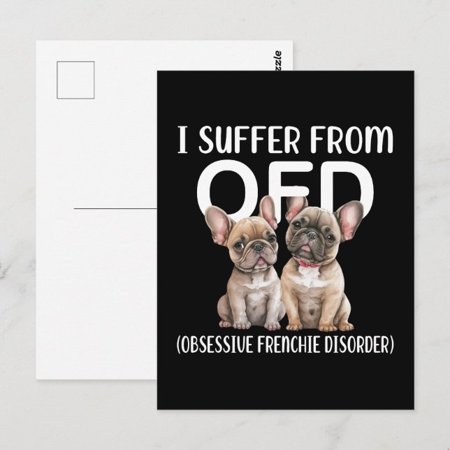 Ich leide unter obsessiver Franziskanerkrankung be Postkarte (Vorne/Hinten)