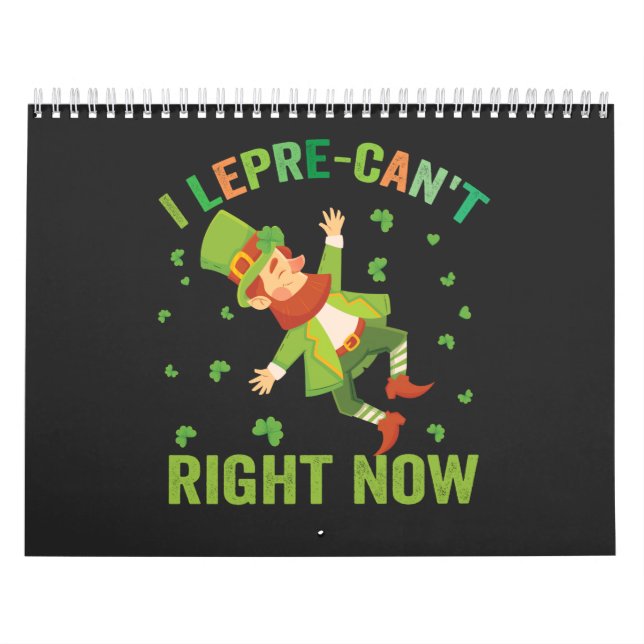 Ich lepre-can't just Funny St Patrick's Day Kalender (Titelbild)