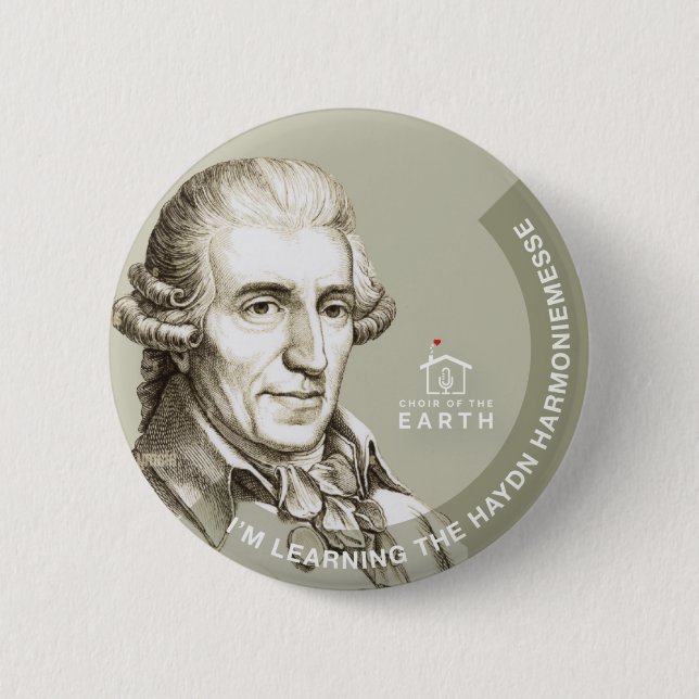 Ich lerne die Harmoniemesse von Haydn Button (Vorderseite)