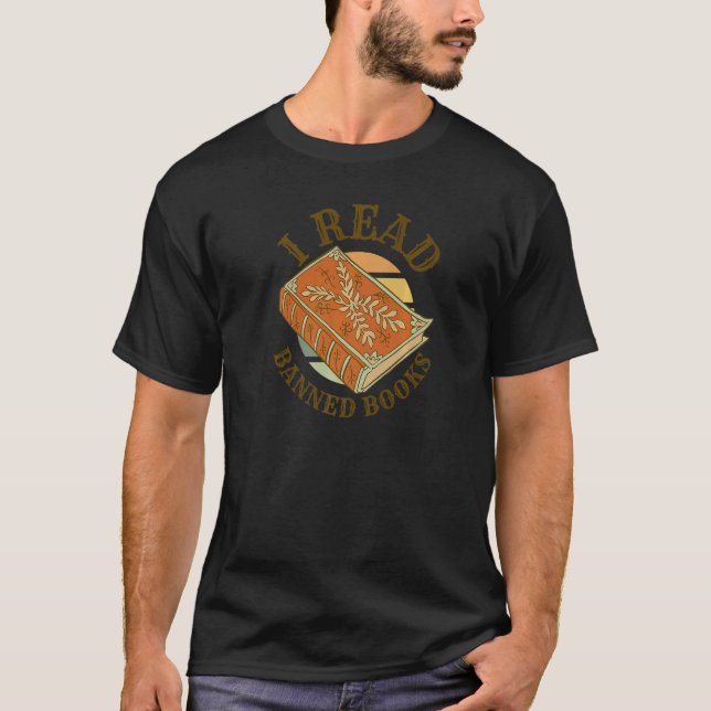 Ich lese BANNED BOKS Stopp Bans Zensorship Reader  T-Shirt (Vorderseite)