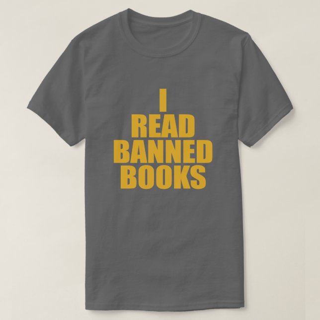 ICH LESE BANNED BOKS T-Shirt (Design vorne)