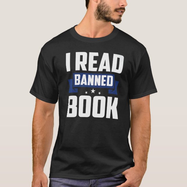 Ich lese Banned Books Bookworm Reading Reader T-Shirt (Vorderseite)