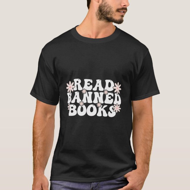 Ich lese Banned Books Reader Lesewortlesen T-Shirt (Vorderseite)
