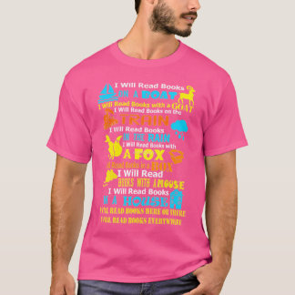 Ich lese Bücher auf einem Boot, mit dem ich Bücher T-Shirt