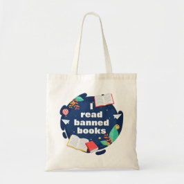 Ich lese Bücherverbote gegen Zensur Tragetasche