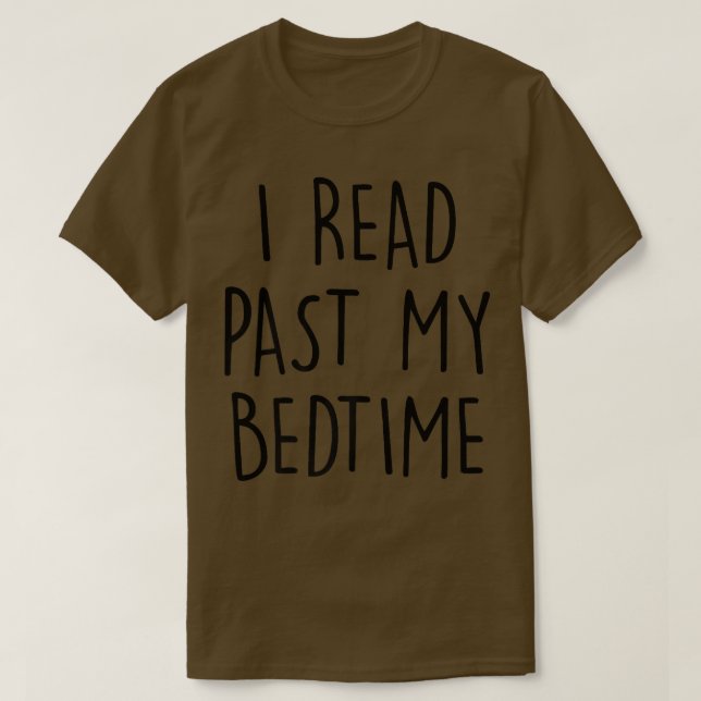 Ich lese das Buch Nerd Lo T-Shirt (Design vorne)