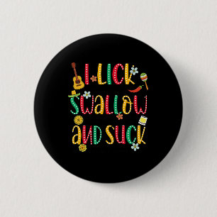 Ich lese das Salz schlucken Tequila Cinco De Mayo Button