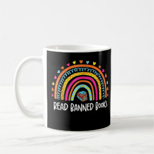 Ich lese das Vintage Regenbogenlesbuch L Kaffeetasse