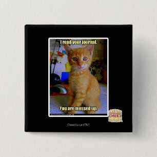 Ich lese deine Zeitschrift Button