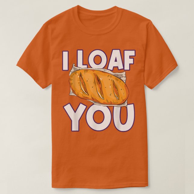 Ich lese dir das Brot backen T-Shirt (Design vorne)