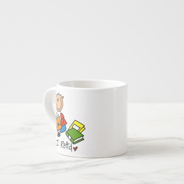 Ich lese espressotasse (Vorderseite Links)