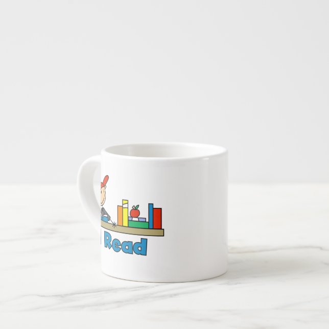 Ich lese espressotasse (Vorderseite Links)