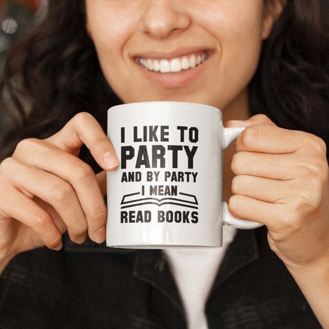 Ich lese Gemein Bücher Kaffeetasse (Von Creator hochgeladen)