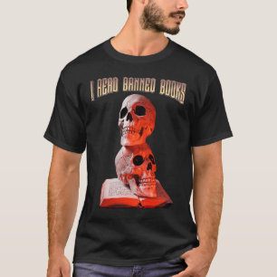 Ich lese Lesezeichen-Lesegeräte für verbotene Büch T-Shirt