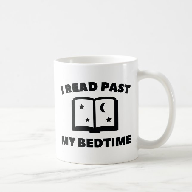 Ich lese meine Bedzeit Kaffeetasse (Rechts)