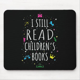 Ich lese noch Kinderbücher I Mousepad