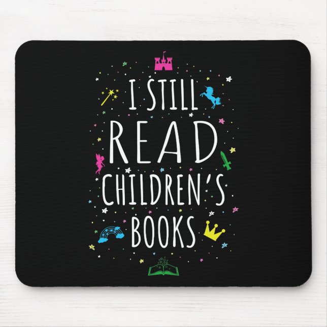 Ich lese noch Kinderbücher I Mousepad (Vorne)