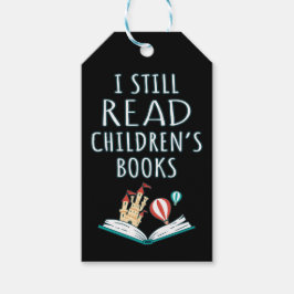 Ich lese noch Kinderbücher II Geschenkanhänger