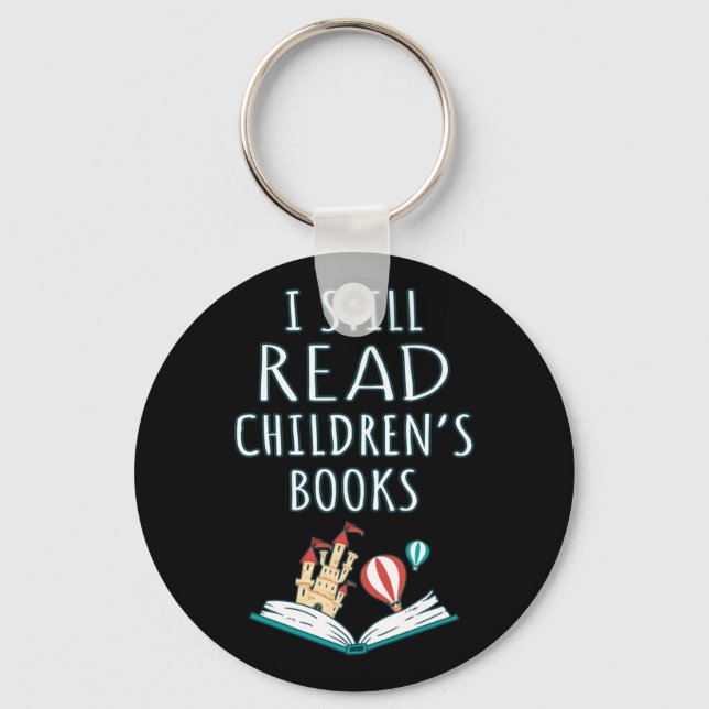 Ich lese noch Kinderbücher II Schlüsselanhänger (Vorderseite)